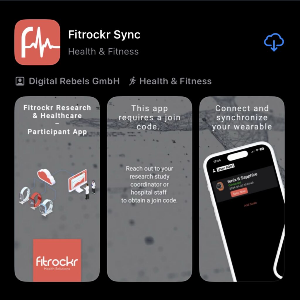 New iOS App FITROCKR SYNC