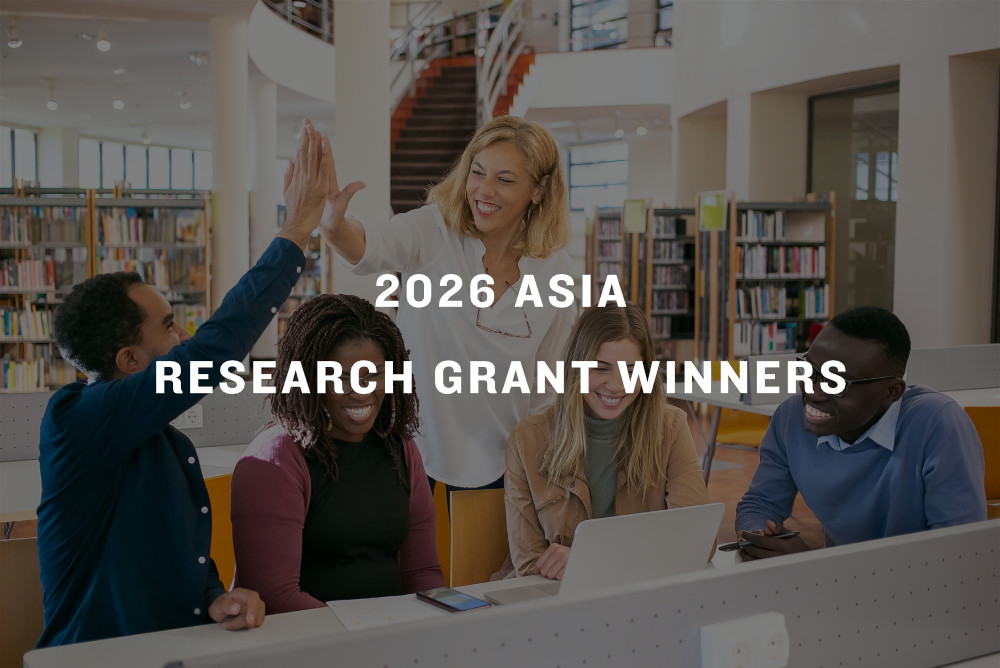 Asia 2026 Research Grant Winners Announced