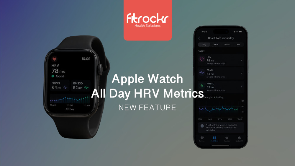 Apple Watch All Day HRV (SDNN, RMSSD)
